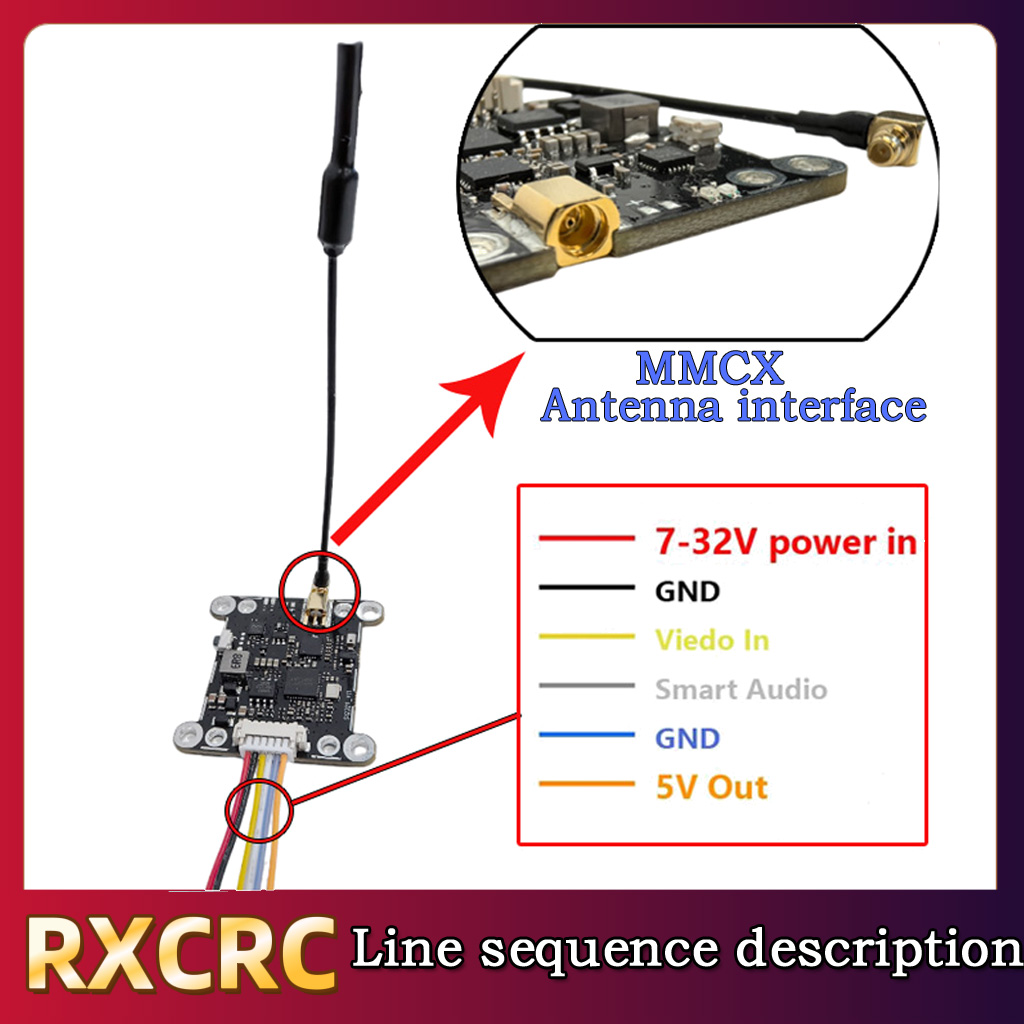 RXCRC 5.8G 모듈 48채널 1.6W VTX 더블 - Drone Receiver 리뷰 및 가격