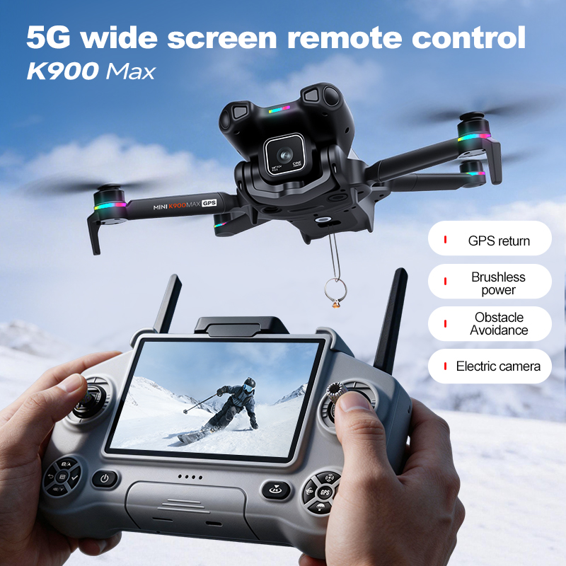 새로운 K900 MAX GPS 드론, 4K 전문가용 H - Drone Gps Module 리뷰 및 가격
