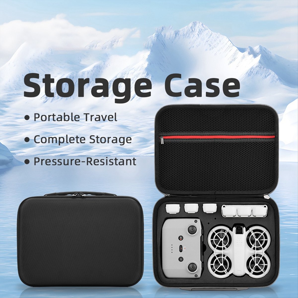 DJI Neo 드론용 A43M 휴대용 보관 가방, 스트 - Drone Battery Strap 리뷰 및 가격